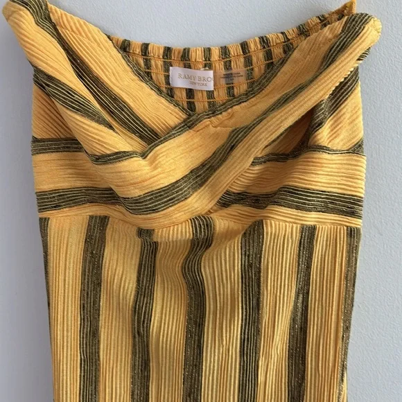 Ramy Brook Faretta strapless pleated knit gown - Picture 7 of 9